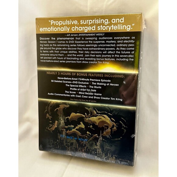 NEW & SEALED Heroes - Season 1 DVD Box Set (2007, 7-Disc Set)- Hayden Panettiere - Picture 2 of 4